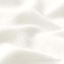 Fireproof White Viscose Linen Fabric para vestidos